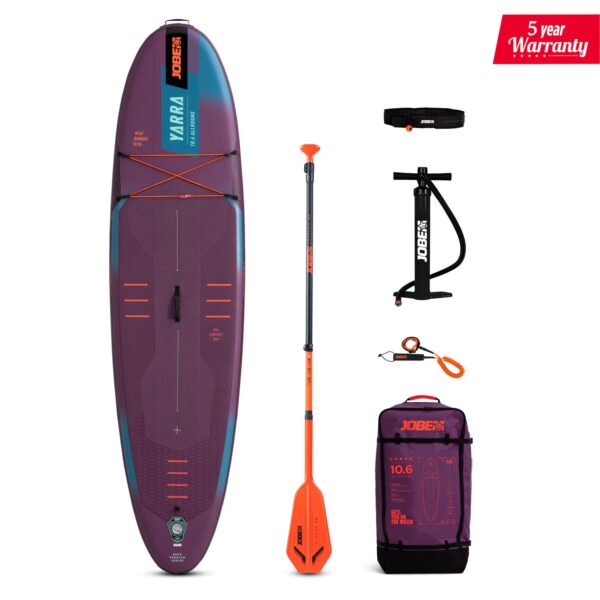 Jobe Yarra 2025 Purple Inflatable Paddle Board Package 10.6